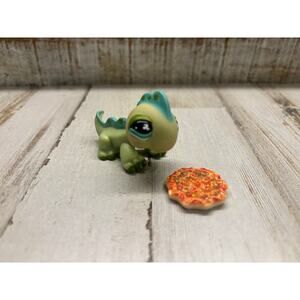 RaRE Littlest Pet Shop LPS Vintage Iguana Lizard Pink Magnet EUC